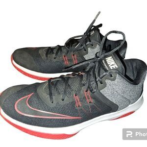 Nike Air Versitile II BRED Trainers Hi Top Basketball Shoes UK 11 US 12 EUR46